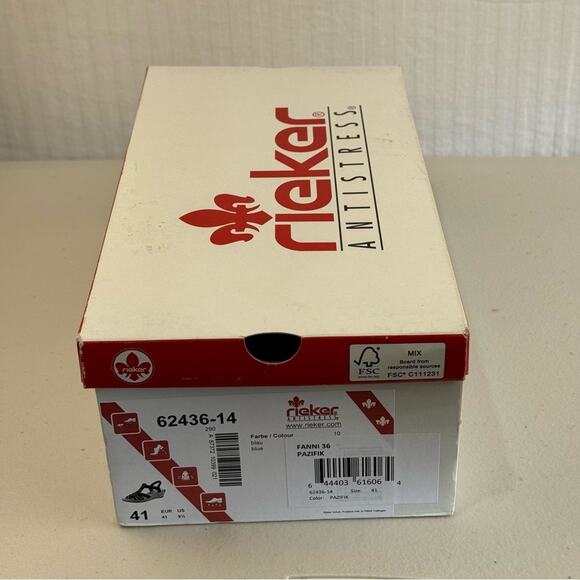 Rieker Wedge Heel Sandals Women’s Size 9.5 EUR 41 Slip On - Picture 12 of 12